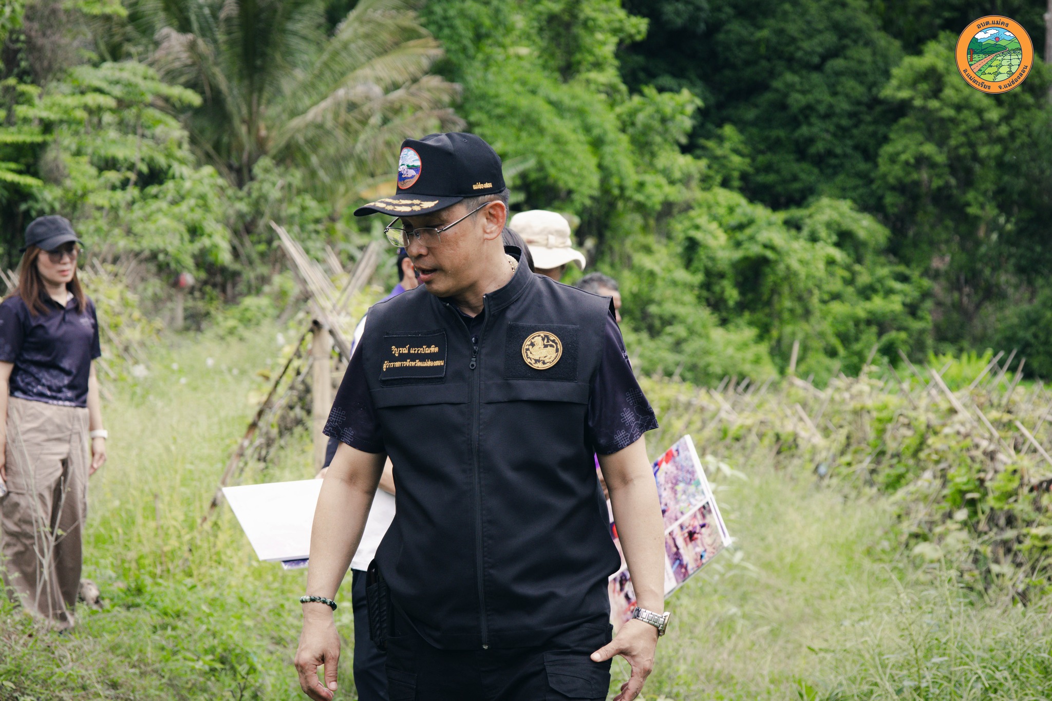 อบต.แม่คง ลงพื้นที่พร้อมคณะผู้ว่าราชการจังหวัดแม่ฮ่องสอน ติดตามโครงการอันเนื่องมาจากพระราชดำริ ณ บ้านห้วยแห้ง